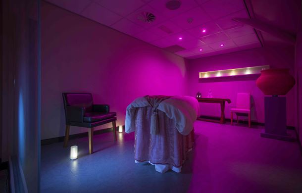 Treatment room at the Vale Spa
